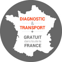 Diagnostic et transport gratuit dans toute la France