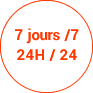 Intervention sur site 7 jours/7 et 24H/24